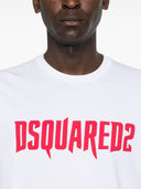dsquared2 로고 코튼 티셔츠