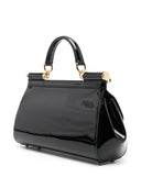 Dolce & Gabbana Sicily Patent Leather Handbag