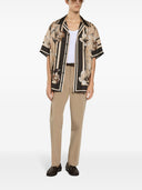 Dolce & Gabbana Tulip Print Silk Shirt