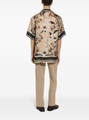 Dolce & Gabbana Tulip Print Silk Shirt