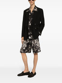 Dolce & Gabbana Flower Print Silk Shirt