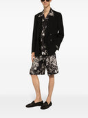 Dolce & Gabbana Flower Print Silk Shorts