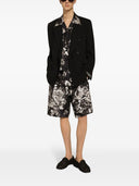 Dolce & Gabbana Flower Print Silk Shorts