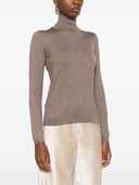 Brunello Cucinelli Cashmere e Silk Blend Turtleneck Sweater