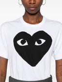 Comme des Garcons logotyp bomull t -shirt