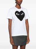 Comme des Garcons logotyp bomull t -shirt