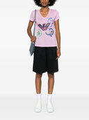Emporio Armani Cotton Blend Printed T Shirt