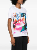 Emporio Armani Printed Cotton T Shirt