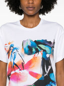 Emporio Armani Printed Cotton T Shirt