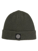 Stone Island Logo Wool Beanie