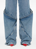 Attico breda ben denim bomullsjeans