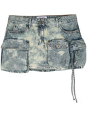 Attico Fay denim bomuld mini nederdel