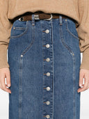 Marant Etoile Vandy denim katoenen rok