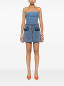 Self Portrait Cotton Mini Skirt