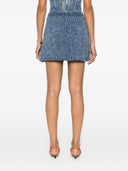 Self Portrait Cotton Mini Skirt