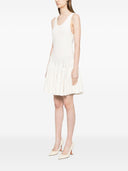 Alaia bomulls blonder skater kjole