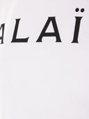 Alaia Logo Baumwoll -T -Shirt