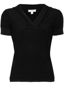 Alaia Piquet Knit Hooded Top
