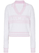 Balmain Monogram Logo Polo Shirt