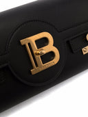 Balmain B Buzz 23 Leather Clutch