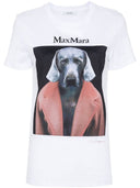 Max Mara Printed Cotton T Shirt
