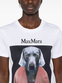 Max Mara Printed Cotton T Shirt