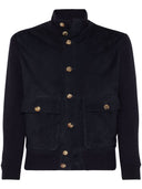 Brunello Cucinelli Leather Bomber Jacket