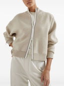 Brunello Cucinelli Wool Zipped Cardigan
