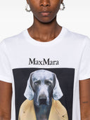 Max Mara Printed Cotton T Shirt