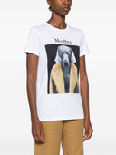 Max Mara Printed Cotton T Shirt
