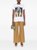 Max Mara Printed Cotton T Shirt