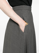 Valentino Wool Midi Skirt