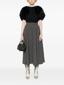 Valentino Wool Midi Skirt