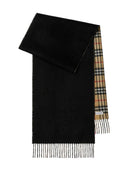 Burberry Check Reversible Wool Scarf