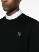 Maison Kitsune' Bold Fox Head Crewneck Sweater