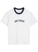Ami Paris Logo Organic Cotton T Shirt