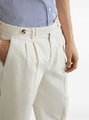 Pantaloni di cotone brunello cucinelli