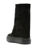 Bottes en cuir en daim à double face casadei