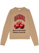 Ganni Wool Crewneck Sweater