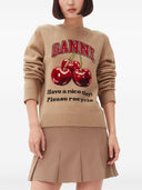 Ganni Wool Crewneck Sweater