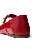 Valentino Garavani V Logo Locker Leather Ballets