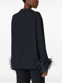 Valentino Feathered Toile Iconographe Blouse