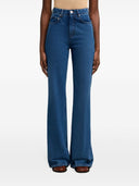 Ami Paris Flare Leg Denim Jeans