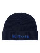 Kiton Logo Cashmere Beanie