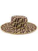 Fendi Ff Crochet Hat
