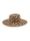 Fendi Ff Crochet Hat