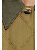 Ganni Quilted Midi Coat