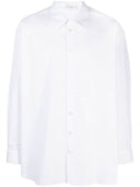 Het rijs oversized katoenen shirt