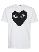 Comme des Garcons Logo Baumwoll -T -Shirt