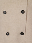 Brunello Cucinelli Wool Double Breasted Coat